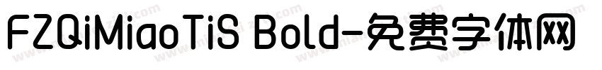 FZQiMiaoTiS Bold字体转换